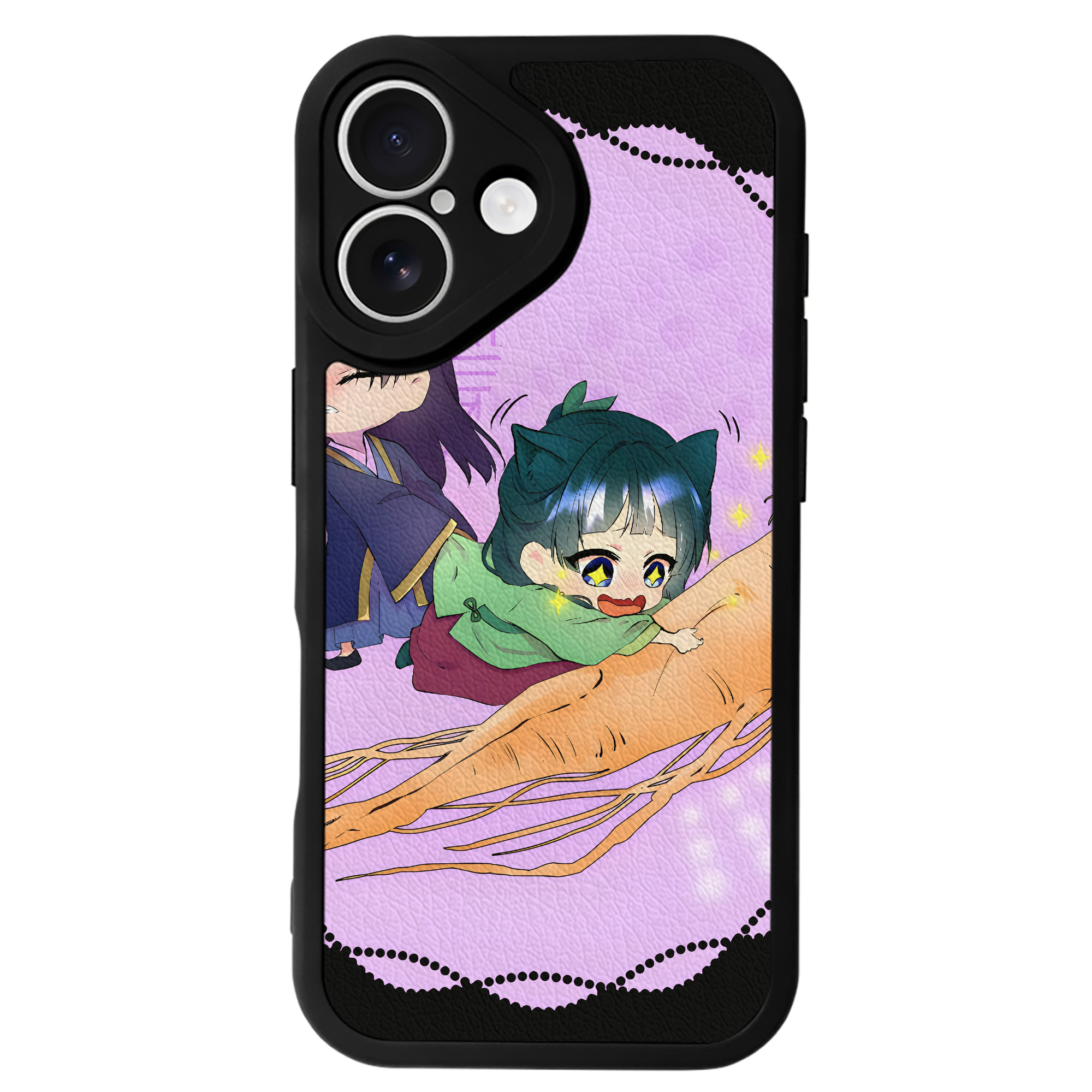 （画像用） 薬屋のひとりごと The Apothecary Diaries 【iPhone 16シリーズ対応】シリコンスマホケース（レザー調） 材質：シリコン